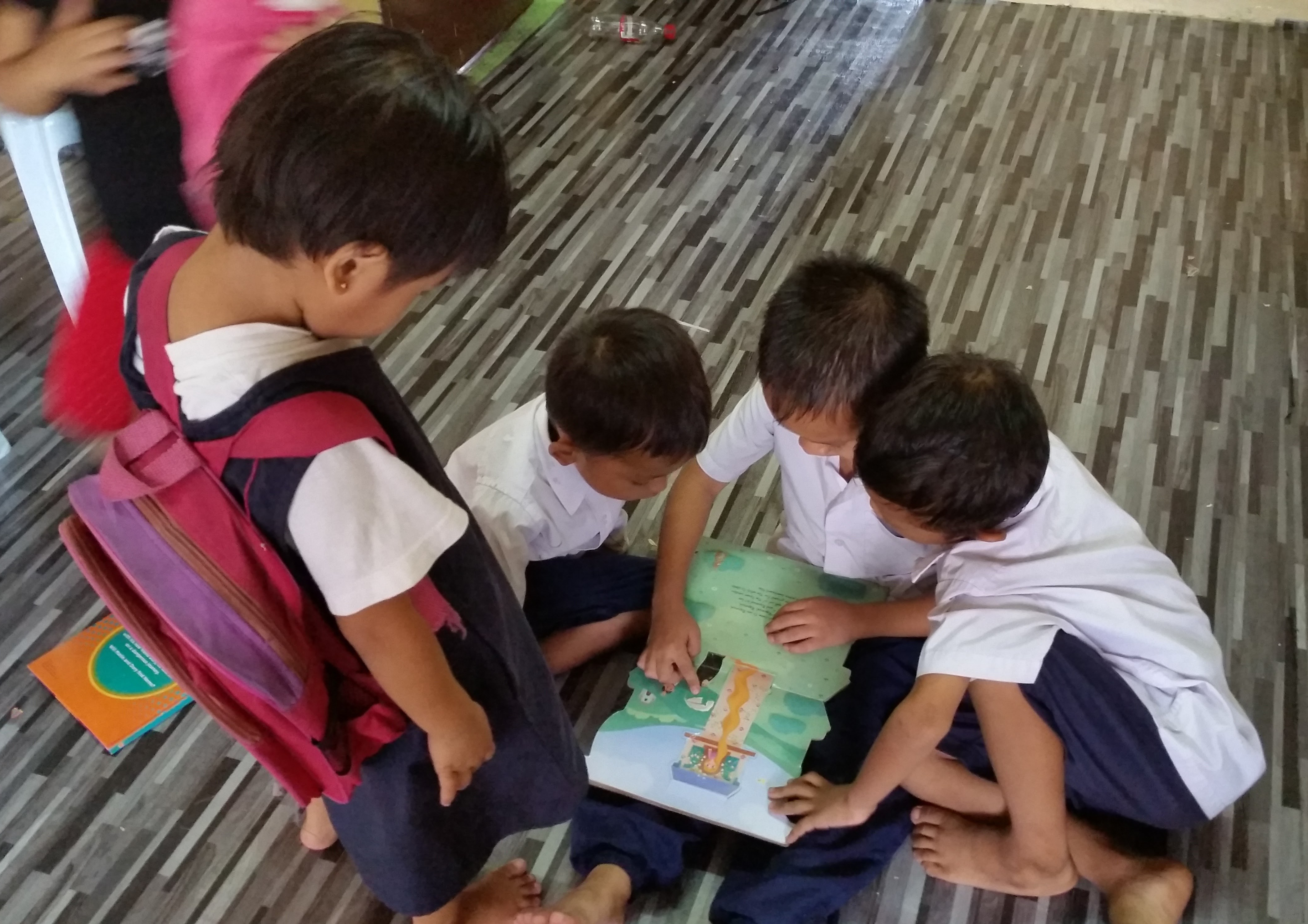 Sharing at Myanmar Refugee School